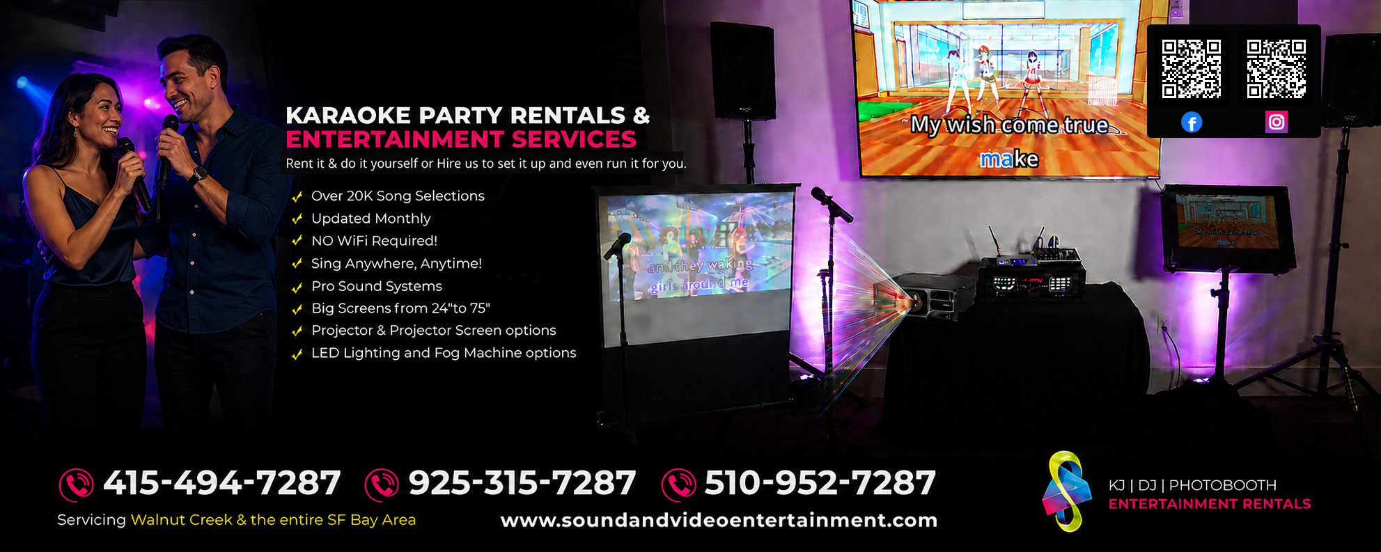 Karaoke party rentals and entertainment services